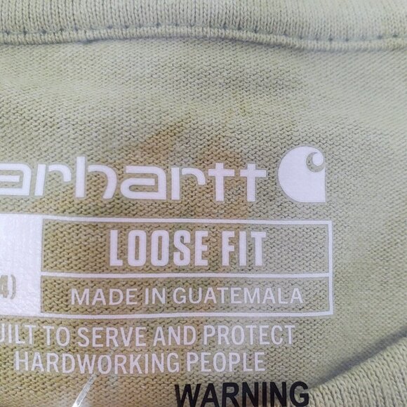Carhartt Women’s Loose Fit Heavyweight Short-Sleeve Pocket T-Shirt, L 12-14 NWT - Picture 10 of 13